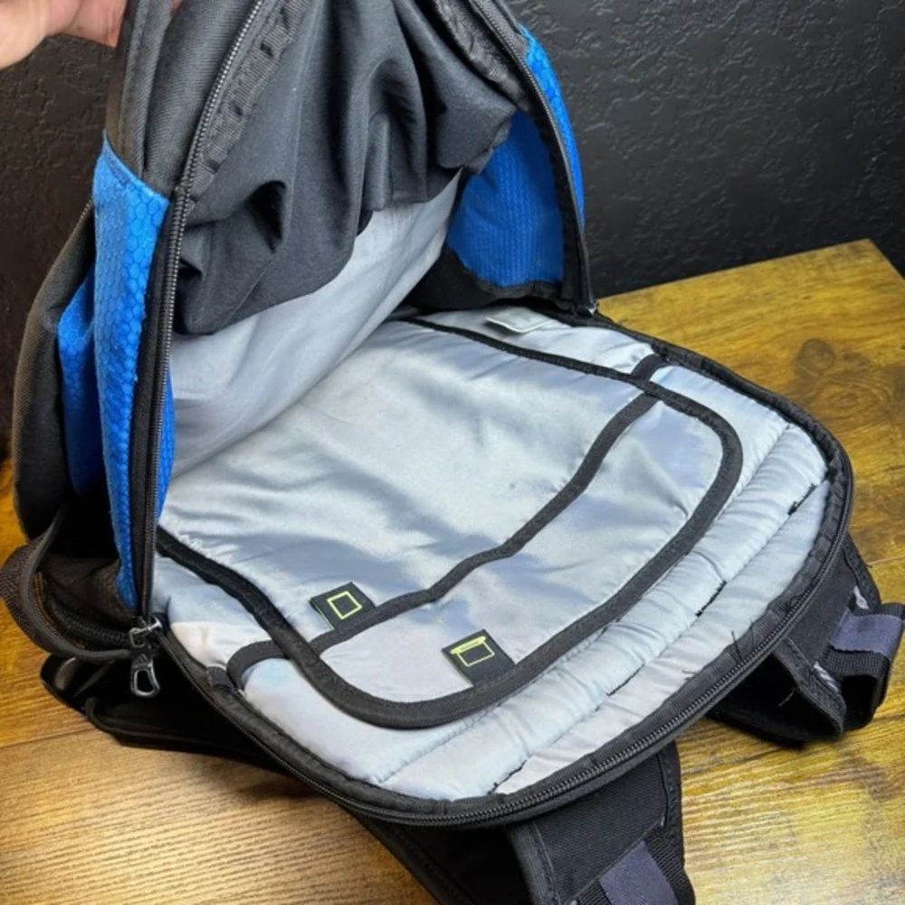 Adidas LoadSpring Blue Grey‎ Polyester Backpack Large Laptop Sleeve Mens Womens